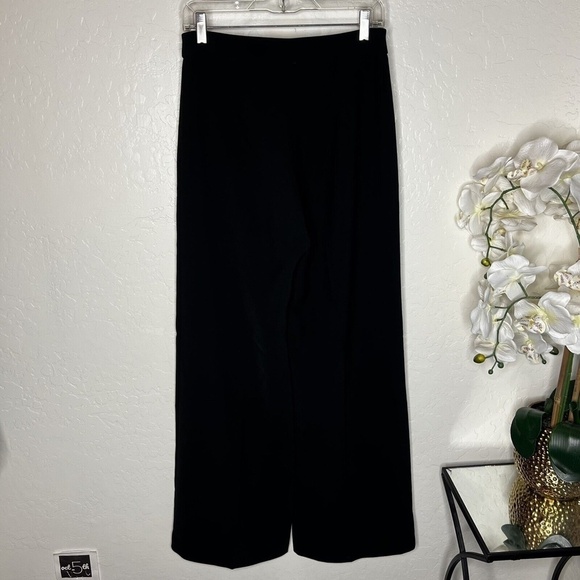 Divided By H&M Womens Black Wide Leg Flared Dress Pants Size 8 - Picture 5 of 9